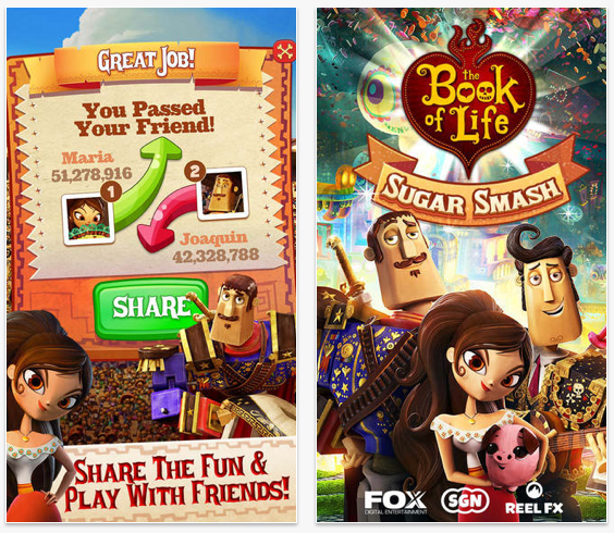 SGN unveils official mobile game for The Book of Life animated film